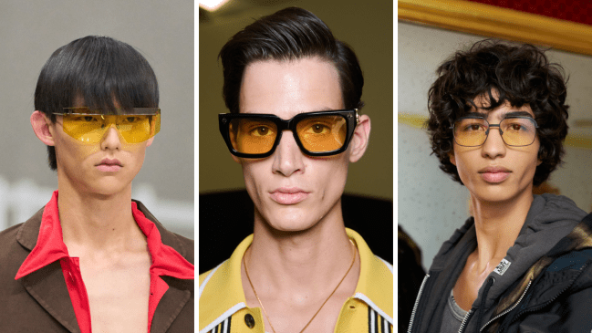 prada, amiri, mihara yasuhiro sunglasses on the spring/summer 2025 runways