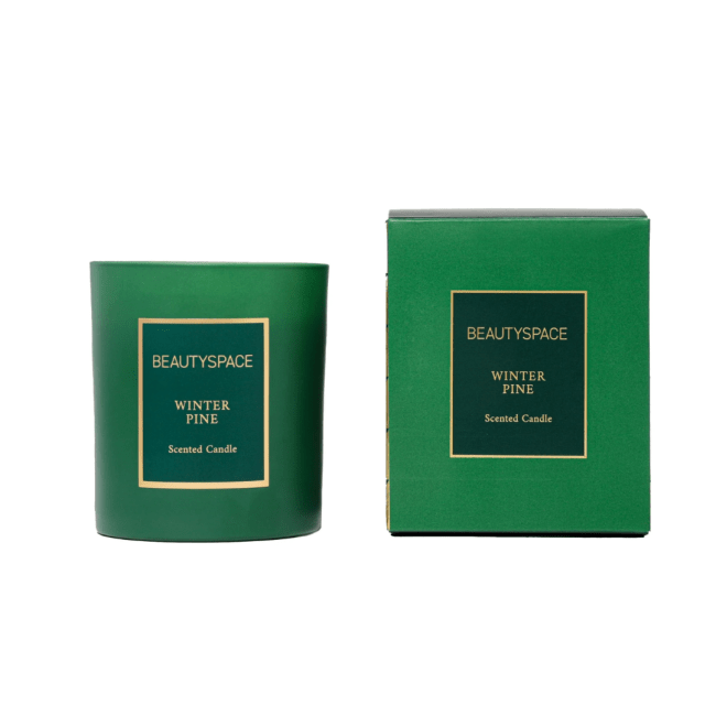 BeautySpace 2-Wick Soy Wax Jar Candle in Pine & Eucalyptus