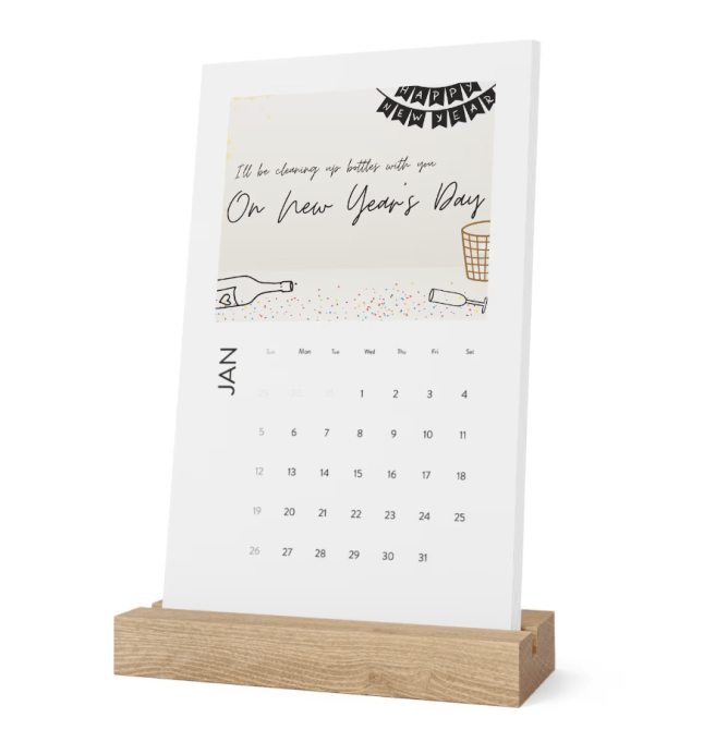 Taylor Lyrics 2025 Desk Calendar