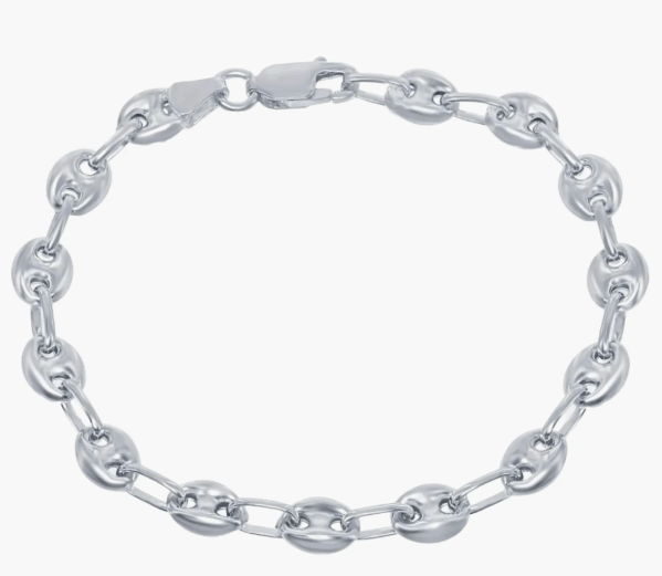 Donatello Gian Sterling Silver Fancy Link Bracelet