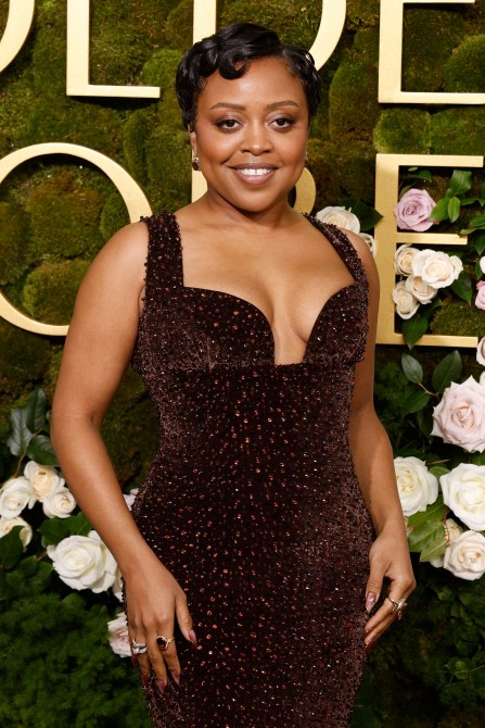 quinta brunson at the 2025 golden globes