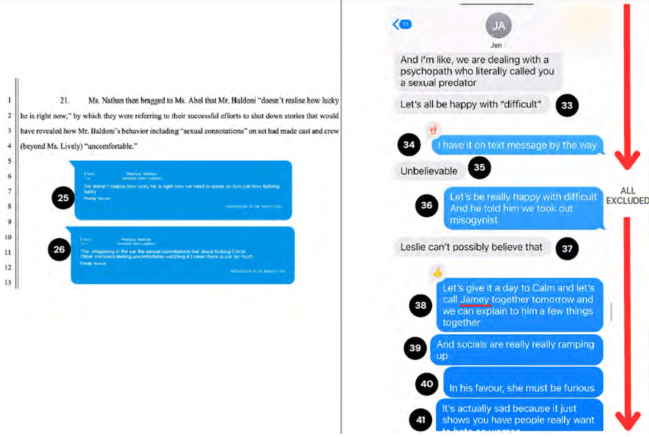 Justin Baldoni Texts