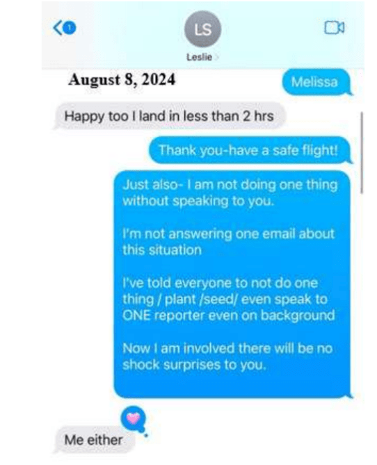 Justin Baldoni texts