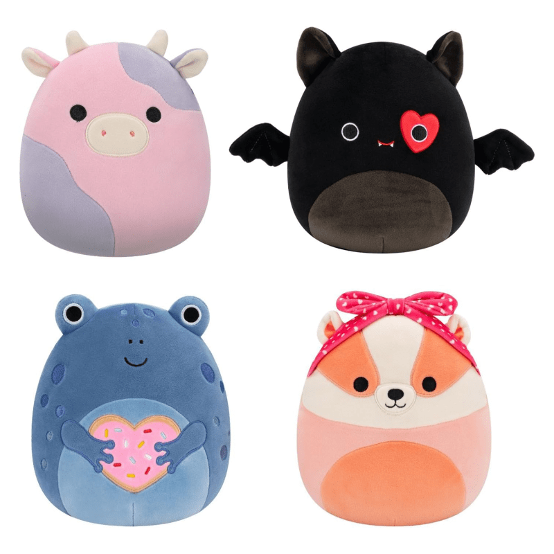 Squishmallows Original Valentine’s Day 4-Pack