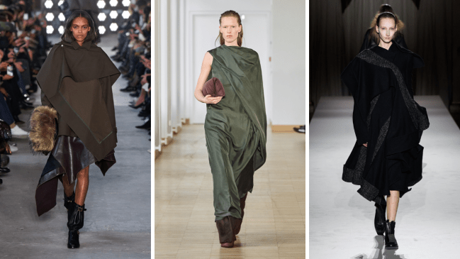 Sacai, Christian Wijnants, Yohji Yamamoto fall/winter 2025 runways
