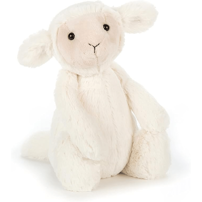 Jellycat Bashful Lamb Stuffed Animal, Medium 12 inches