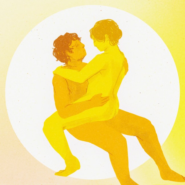 Reverse Lap Dance position.