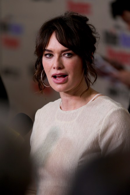 NEW YORK, NEW YORK - APRIL 17: Lena Headey attends HBO's "White House Plumbers" New York Premiere at 92nd Street Y on April 17, 2023 in New York City.
