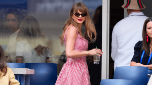 Taylor Swift is seen during the 2024 US Open Tennis Championships on September 08, 2024 in New York City.