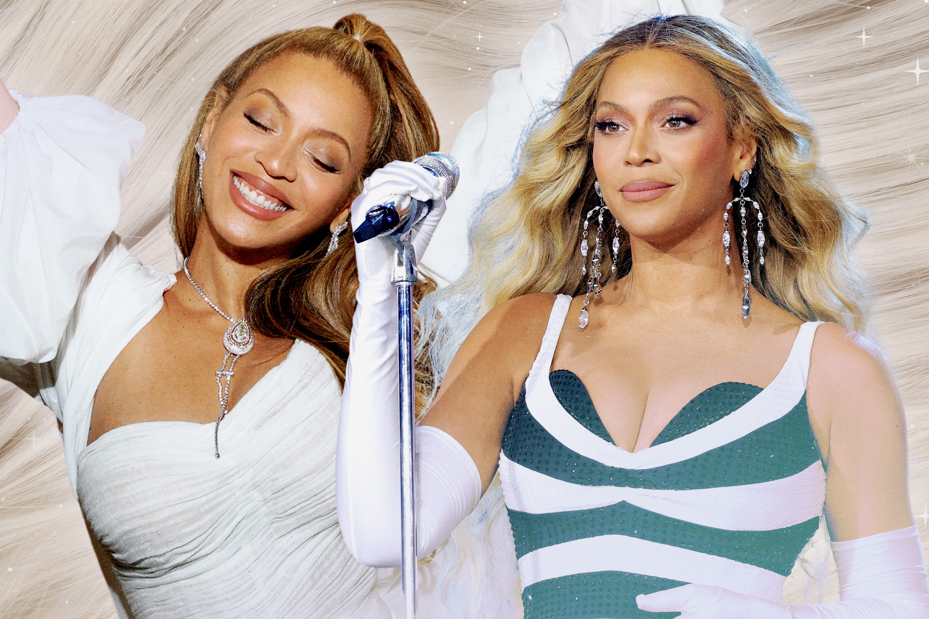 beyonce at cecred event; beyonce performing during renaissance world tour