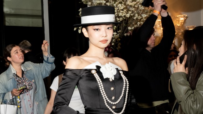 Jennie Kim at The Carlyle Hotel before the 2025 Met Gala: "Superfine: Tailoring Black Style" held at the Metropolitan Museum of Art on May 5, 2025 in New York, New York.