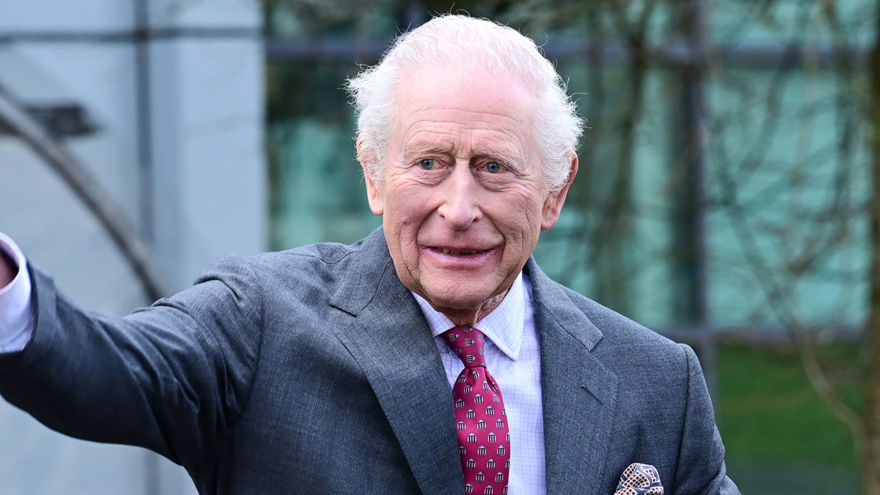 BELFAST, NORTHERN IRELAND - MARCH 20: King Charles III greets well-wishers during a visit to Cancer Research Centre, Ulster University on March 20, 2025 in Belfast, Northern Ireland. Consistently ranked as one of the top Universities for Pharmacy and Pharmacology in the United Kingdom, Ulster University scientists are studying the role of stimulus-responsive therapeutic systems for cancer. The King spoke to scientists, students, and those living with cancer. His Majesty also heard about how new technologies move from the research phase into practical applications and speak to representatives from local cancer charities