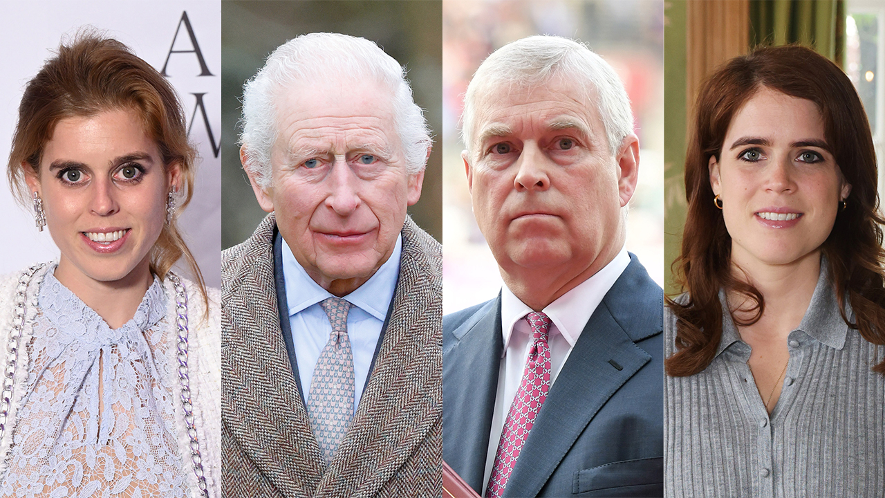 Princess Beatrice, King Charles, Prince Andrew, Princess Eugenie