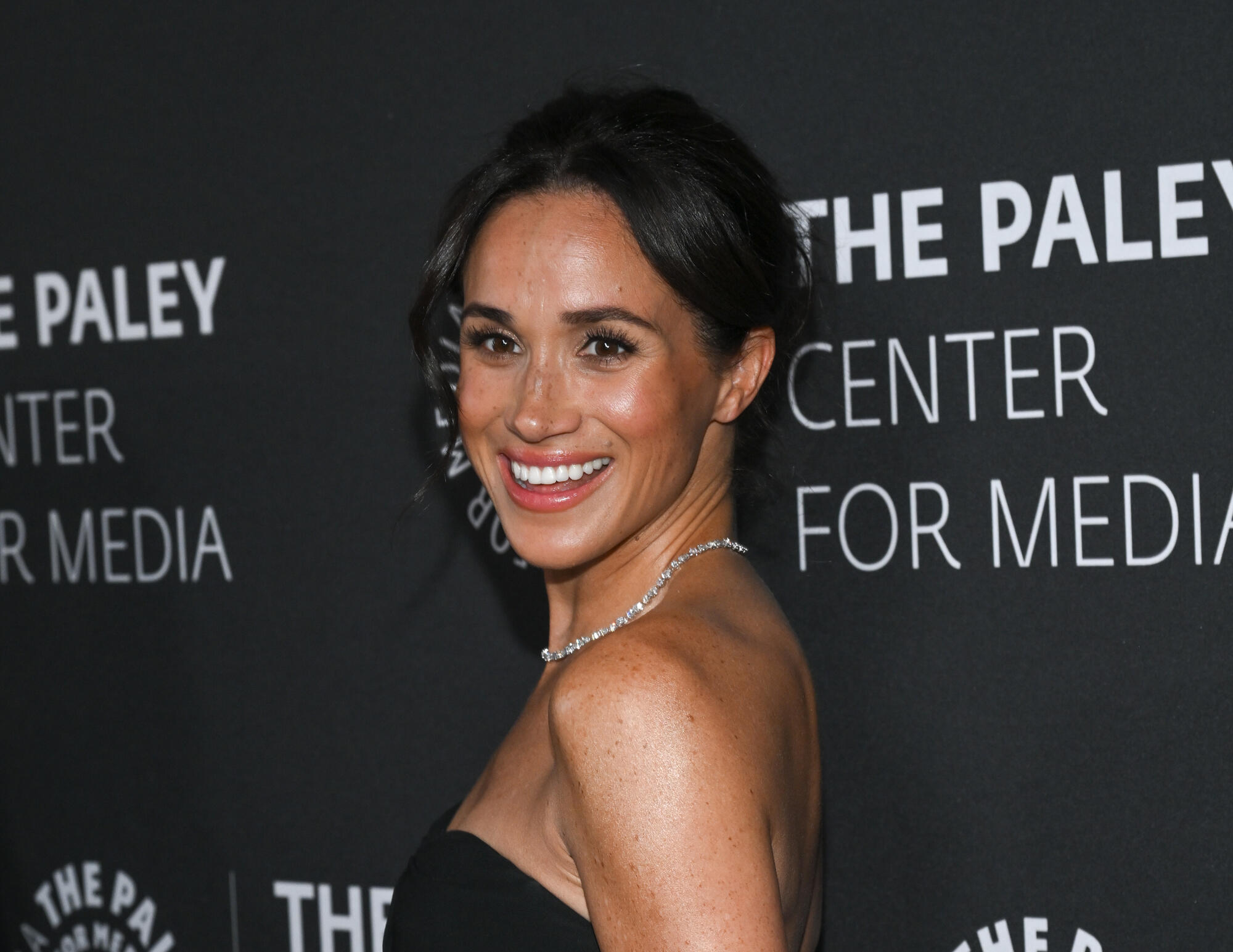 Meghan, Duchess of Sussex at The Paley Gala Honoring Tyler Perry at Beverly Wilshire, A Four Seasons Hotel on December 4, 2024 in Los Angeles, California.