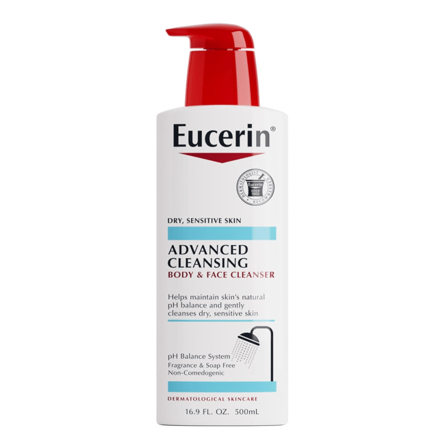 Eucerin Advanced Cleansing Body & Face Cleanser