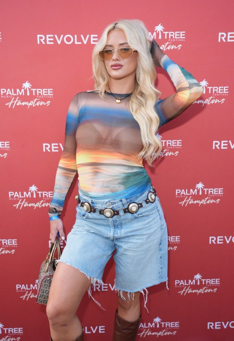 SOUTHAMPTON, NEW YORK - JUNE 21: Kaylor Martin attends the Palm Tree Music Festival Hamptons 2025 in collaboration with Revolve at The Shinnecock Nation on June 21, 2025 in Southampton, New York.