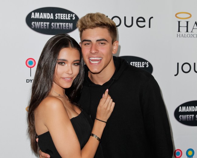 HOLLYWOOD, CA - JULY 26:  Madison Beer and Jack Gilinsky attend Amanda Steele's sweet 16 party on July 26, 2015 in Hollywood, California.