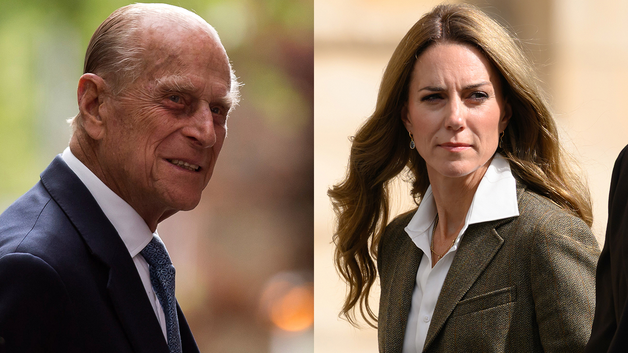 Prince Philip and Kate Middleton