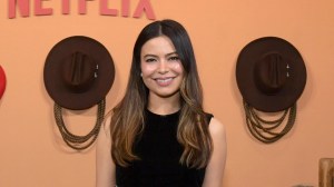 HOLLYWOOD, CALIFORNIA - SEPTEMBER 10: Miranda Cosgrove attends "The Wrong Paris" Screening Event at TUDUM Theater on September 10, 2025 in Hollywood, California.