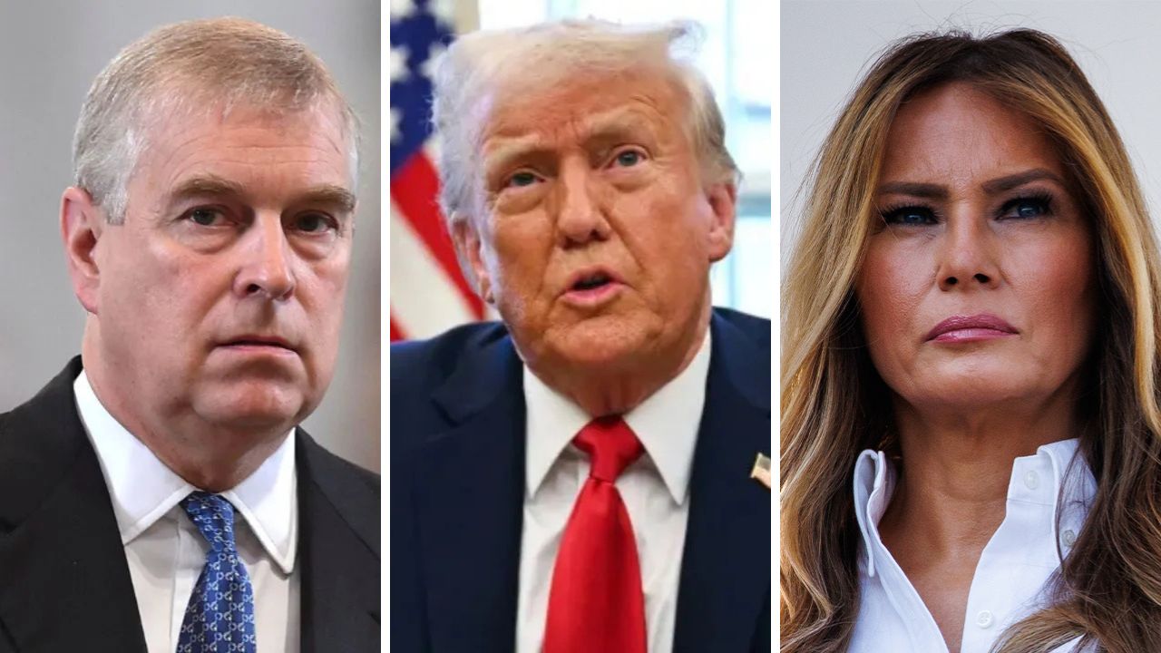 Andrew, Trump, Melania Trump