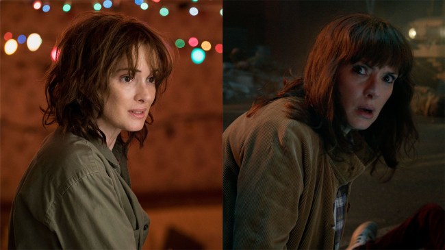 Winona Ryder as Joyce Byers on Stranger Things