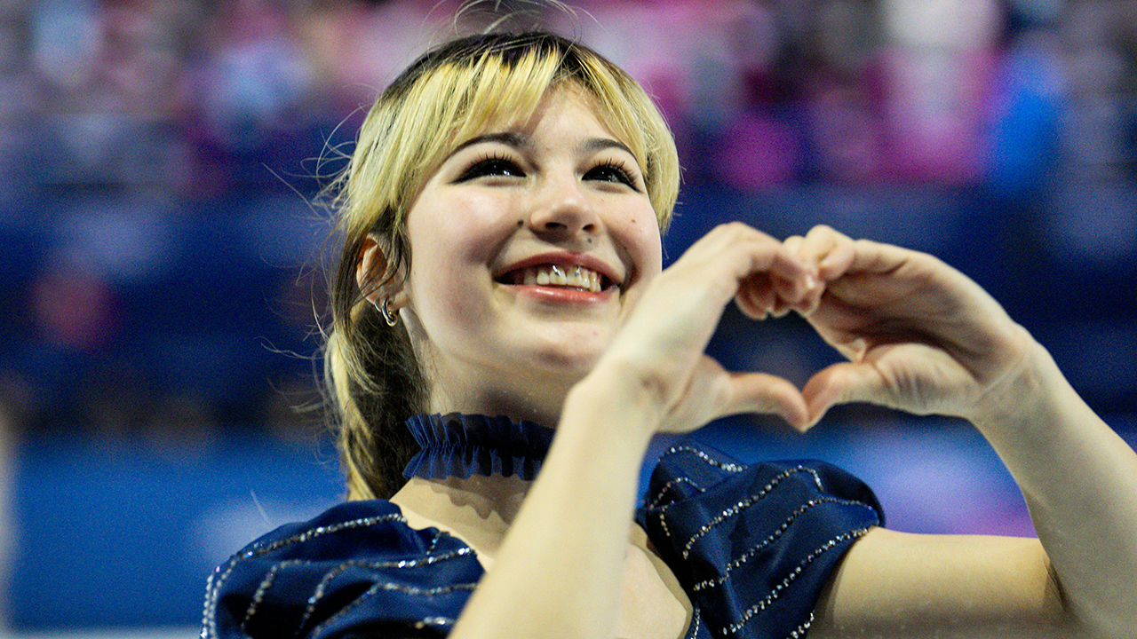 Alysa Liu during Milano Cortina 2026 Winter Olympics Figure Skating exhibition gala at Milano Ice Skating Arena in Milan on February 21, 2026