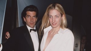 John F. Kennedy Jr. (1960 - 1999) with his wife, Carolyn Bessette-Kennedy, USA, circa 1995. (