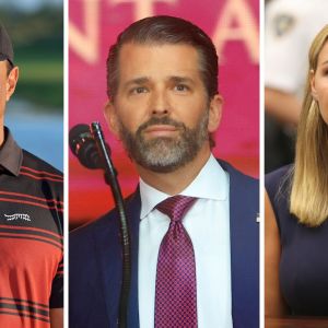Tiger Woods, Donald Trump Jr, Vanessa Trump