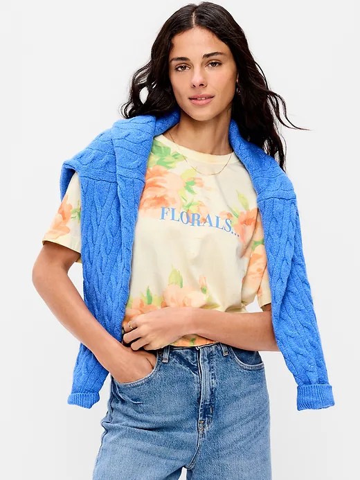 The Old Navy & ‘Devil Wears Prada’ Cerulean Sweater Is Still in Stock